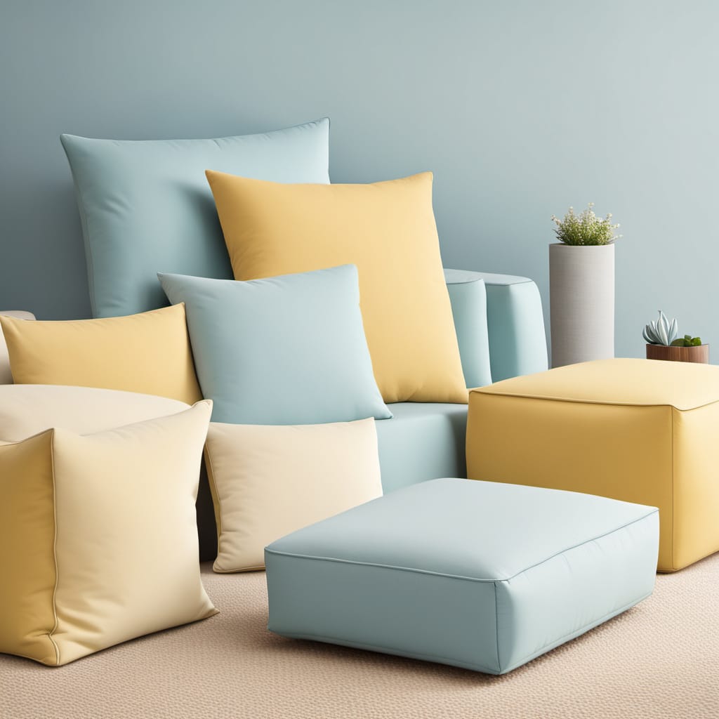 Custom foam cushion inners in various shapes and densities